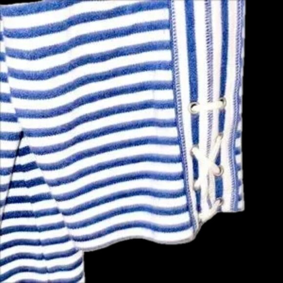 NWOT Beautiful terry knit custom made cropped arms size L ladies sailor style - Picture 2 of 6